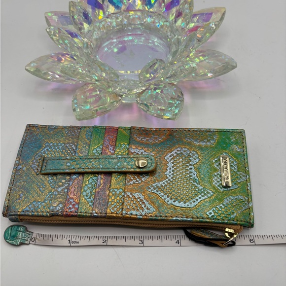 Brahmin Genuine Leather Snake Print Wallet - Picture 12 of 16